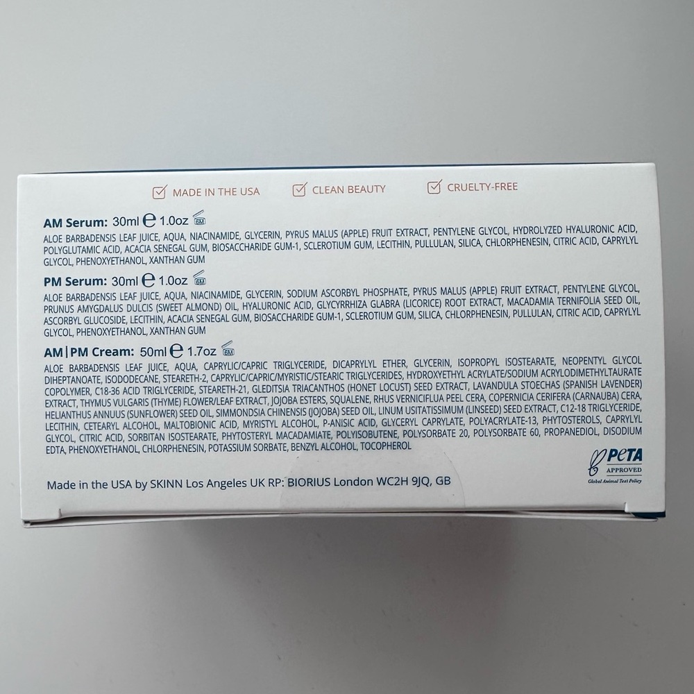 SKINN Cosmetics Lab Insider 45-Day Face Boot Camp AM Serum PM Serum AM|PM Cream - Picture 4 of 6